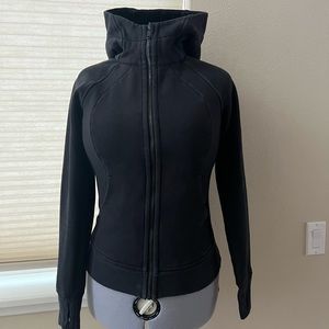 Lululemon Scuba Zip-up Hoodie Black Sz 4